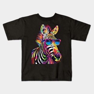 Zebra Genetic Gems Kids T-Shirt